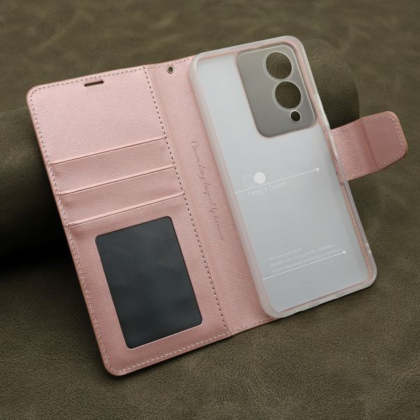 Maska BI Fold Hanman II za VIVO Y17s, svetlo roza - F114676