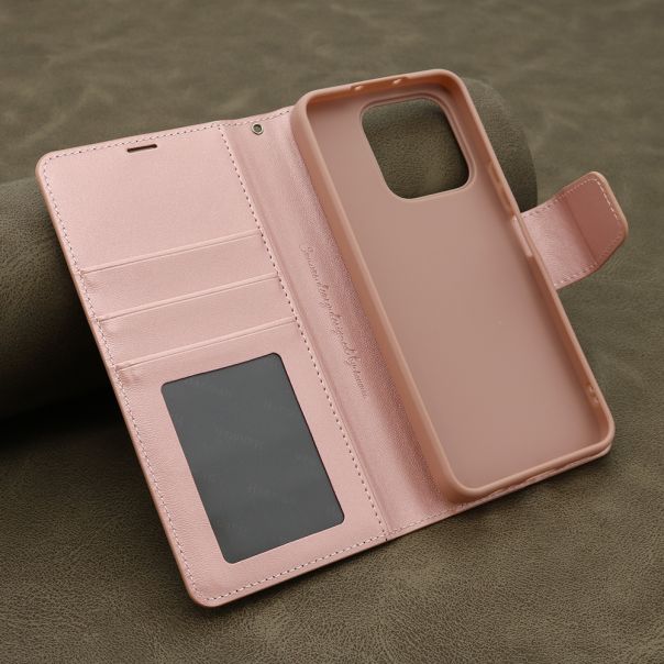 Futrola na preklop Bi Fold Hanman II za Honor X6b, svetlo roze - F114685