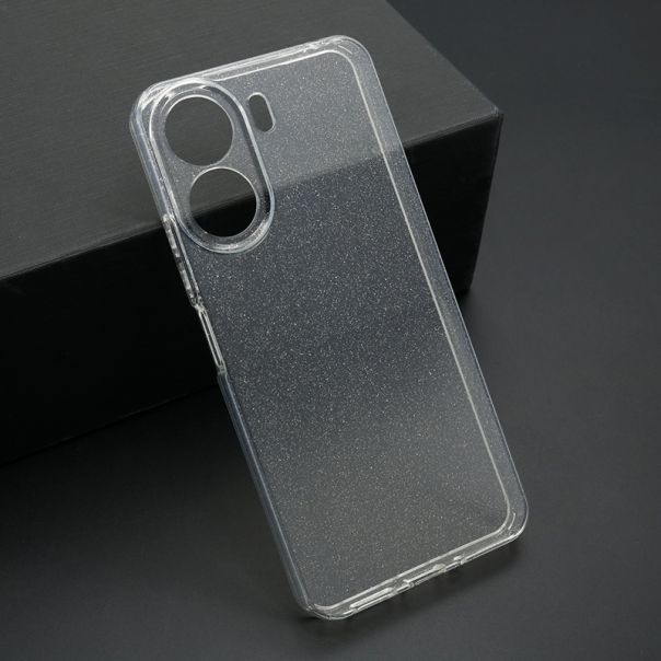 Maska SPARKLING za Xiaomi Redmi 13C/Poco C65 pro, providna - F114879