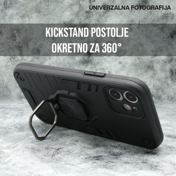 Maska Square ring za Xiaomi Redmi Note 13 4G, crna - F115251