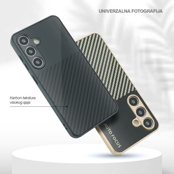 Maska CARBON LINES za Samsung A556B Galaxy A55 5G, zlatna - F115350