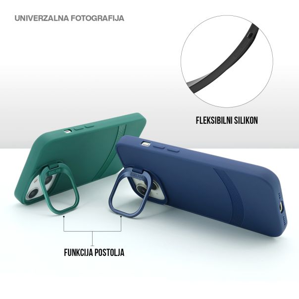 Maska CAMERA HOLDER za iPhone 14, ljubičasta - F115413