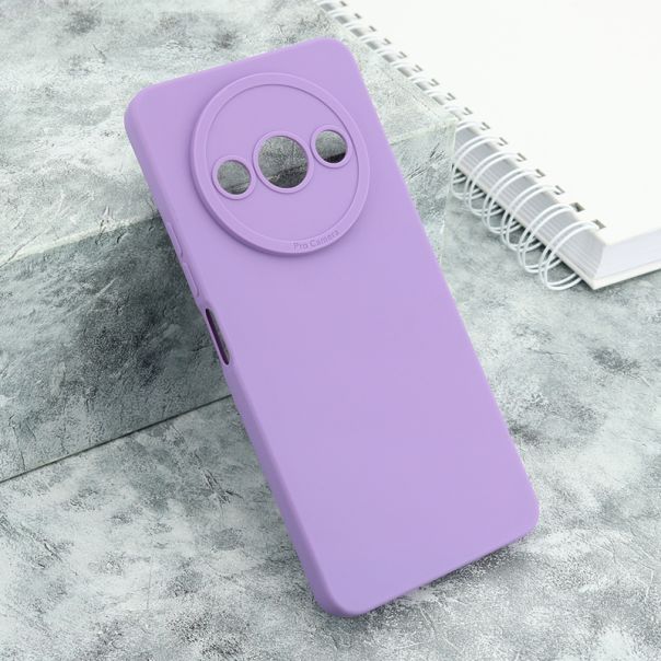 Silikonska maska Pro Camera za Xiaomi Redmi A3, ljubičasta - F115573