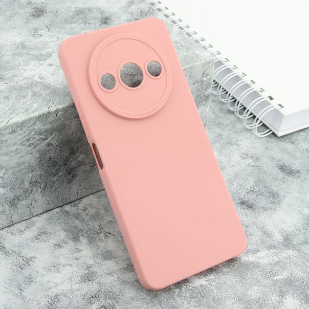 Silikonska maska Pro Camera za Xiaomi Redmi A3, roze - F115574