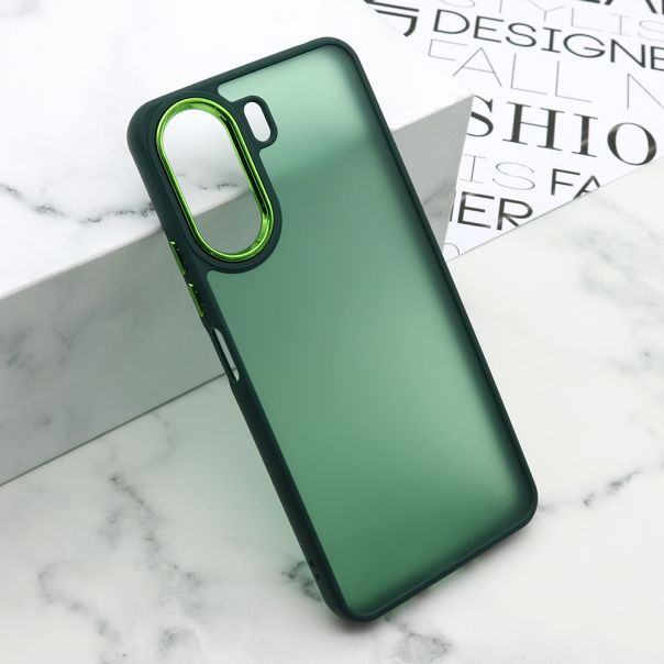 Maska SHINING CAMERA za Xiaomi Redmi 13C/Poco C65 pro, zelena - F115621