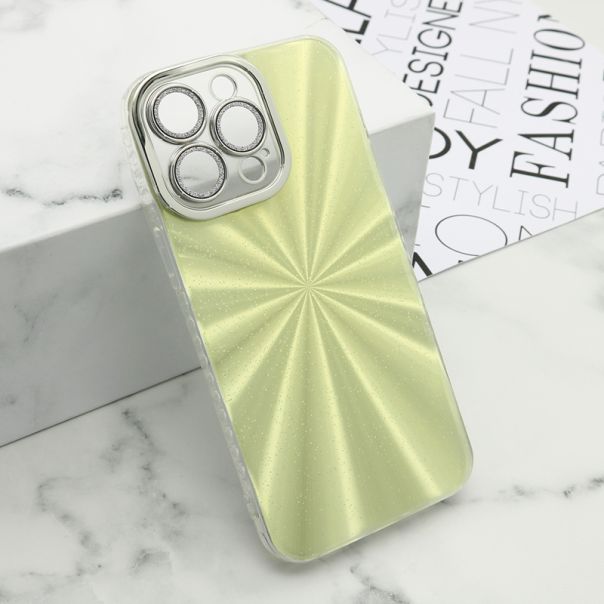 Maska Sparkling shine za iPhone 15 Pro Max, zlatna - F115929