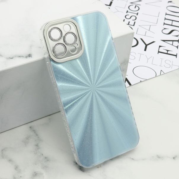 Maska Sparkling shine za iPhone 12 Pro, svetlo plava - F115936