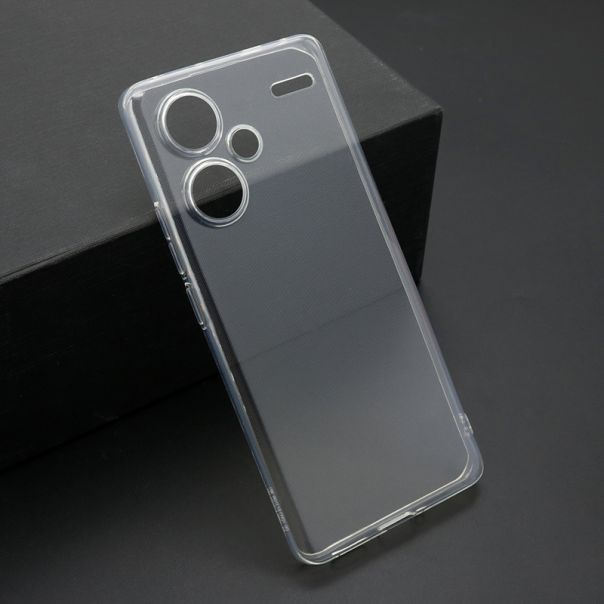 Silikonska maska Ultra tanki Protect za Xiaomi Redmi Note 13 Pro Plus 5G, providna - F115968