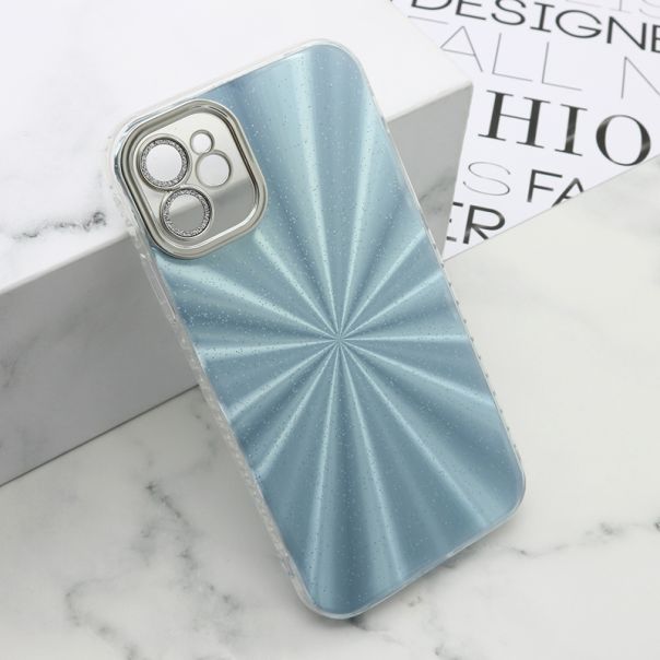 Maska Sparkling shine za iPhone 12, svetlo plava - F115976