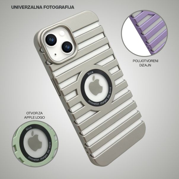 Maska LINES LOGO CUT za iPhone 11, crna - F116245