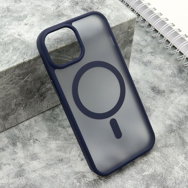 Maska Silky Magsafe Matte za iPhone 15, plava - F116329