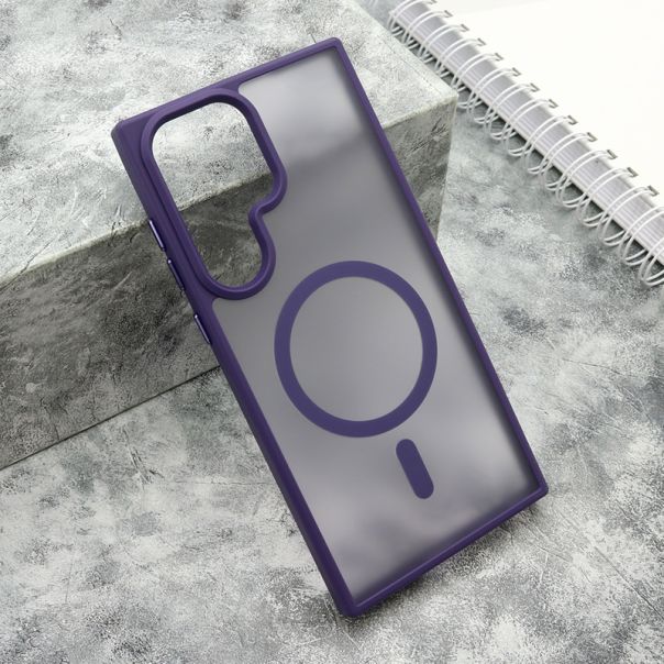 Maska Silky MagSafe Matte za Samsung S918B Galaxy S23 Ultra, ljubičasta - F116341