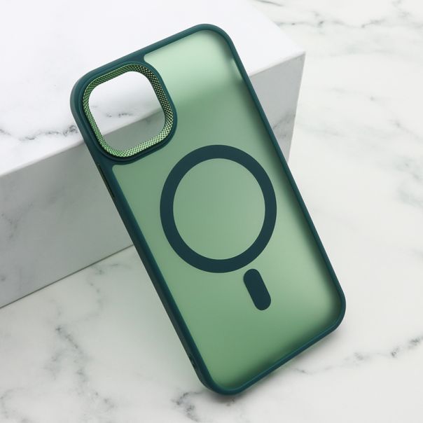 Maska Silky Magsafe za iPhone 11, zelena - F116345