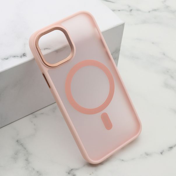 Maska Silky MagSafe II za iPhone 12/12 Pro, roze - F116352