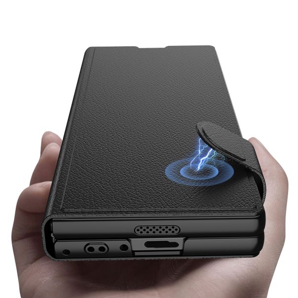 Maska Leather za Samsung F956B Galaxy Z Fold 6 5G, zelena - F116689