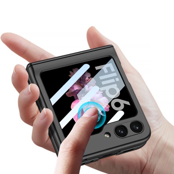 Maska za Samsung Galaxy Z Flip 6 5G/Z Flip 7 FE 5G SMOOTH LINE tamno zelena (GKK case) - EP2903314