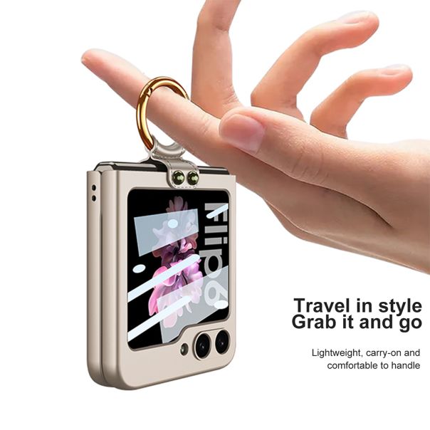 Maska za Samsung Galaxy Z Flip 6 5G/Z Flip 7 FE 5G SMOOTH RING roze (GKK case) - EP2918891