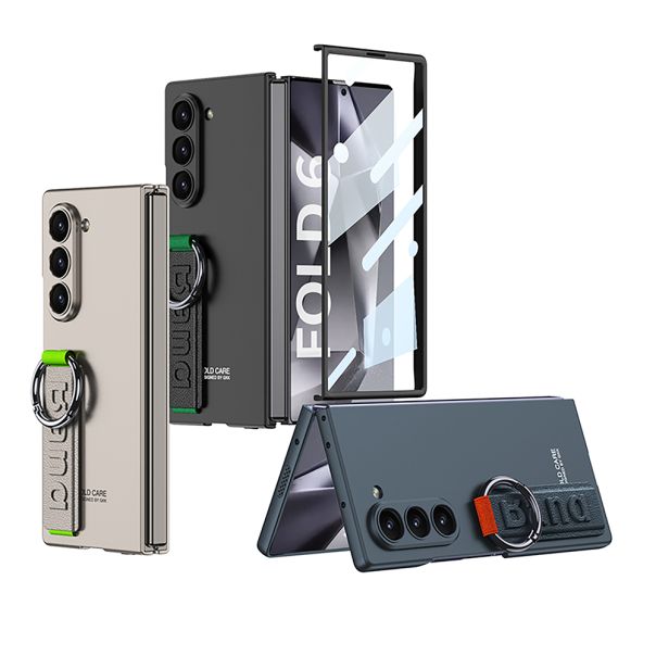 Maska za Samsung Galaxy Z Fold 6 5G STRAP CASE zlatna (GKK case) - EP2904456