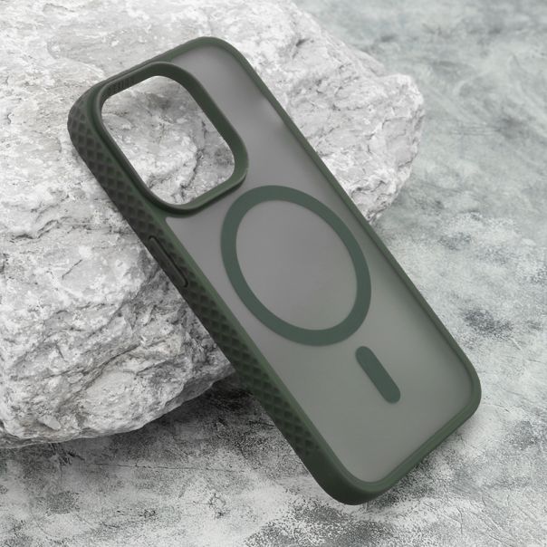 Maska Rugged MagSafe za iPhone 13 Pro, tamno zelena - F116769
