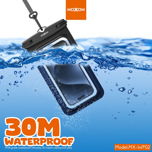 Maska vodootporna MX-WP02 7.2 inch, crna - F116782