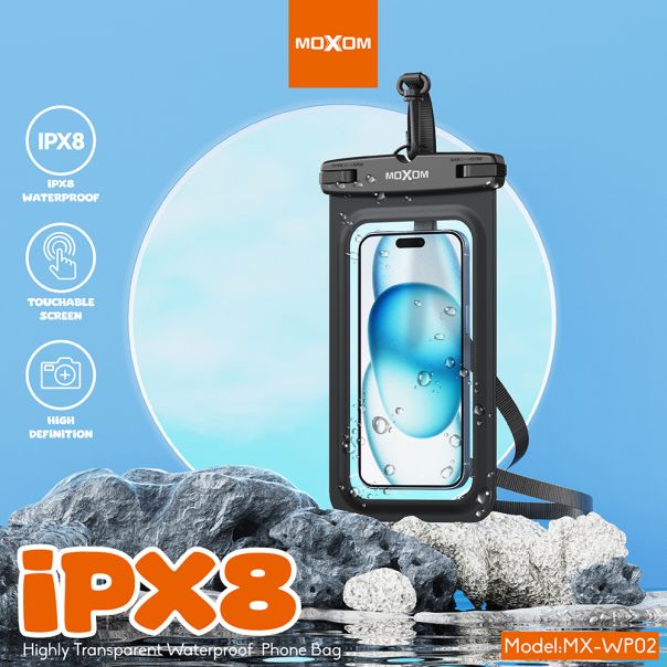 Maska vodootporna MX-WP02 7.2 inch, bela - F116783