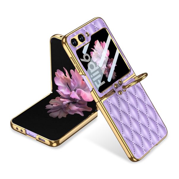 Maska RHOMBUS za Samsung F741B Galaxy Z Flip 6 5G, ljubičasta - F116924