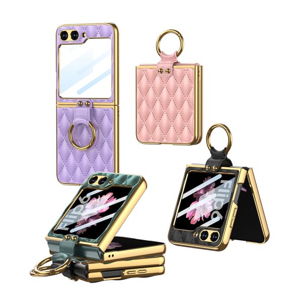 Maska RHOMBUS za Samsung F741B Galaxy Z Flip 6 5G, roza - F116920