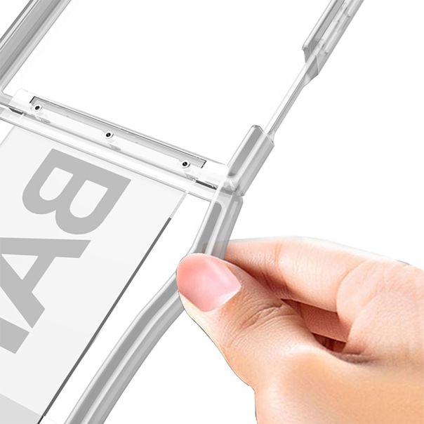 Maska CLEAR STRAP za Samsung F741B Galaxy Z Flip 6 5G, bela - F116931