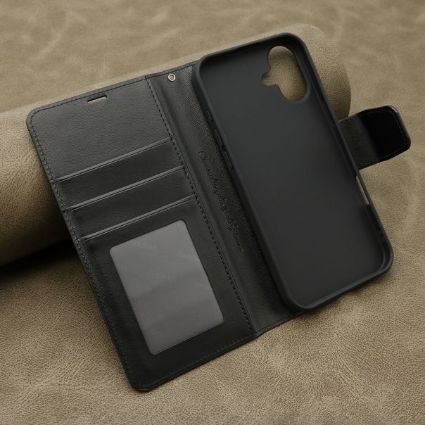 Futrola na preklop Bi fold Hanman II za iPhone 16 Plus, crna - F117008