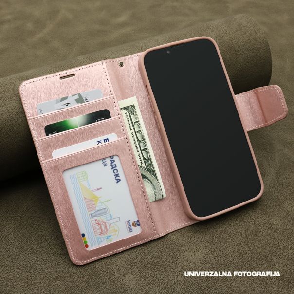 Futrola na preklop Bi fold Hanman II za iPhone 16 Pro Max, svetlo roze - F117012