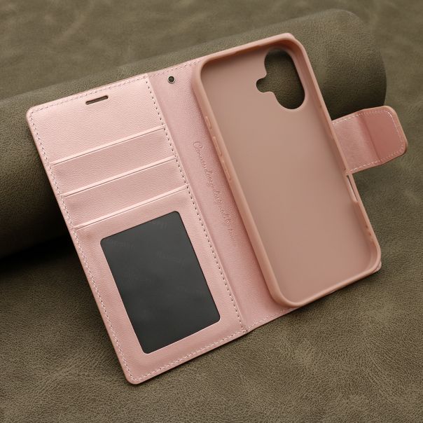 Futrola na preklop Bi fold Hanman II za iPhone 16, svetlo roze - F117014