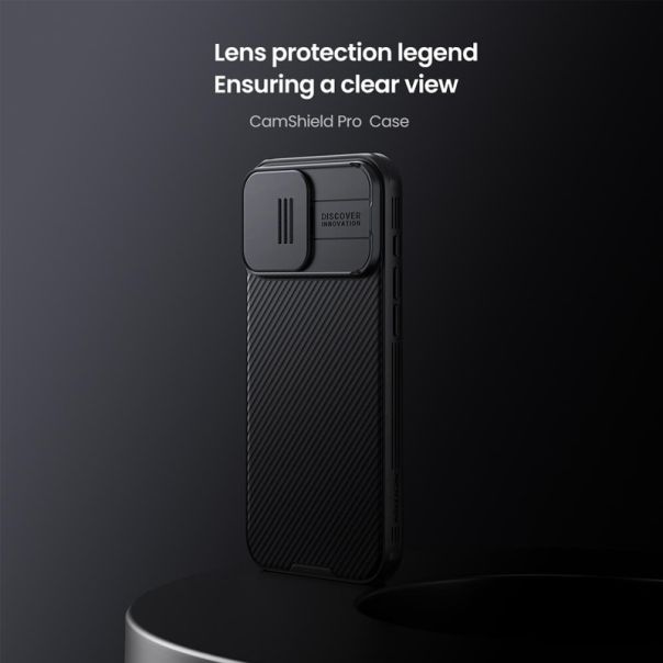 Maska za iPhone 16 Pro Max (69) Nillkin Cam Shield Pro crna - EP2921494