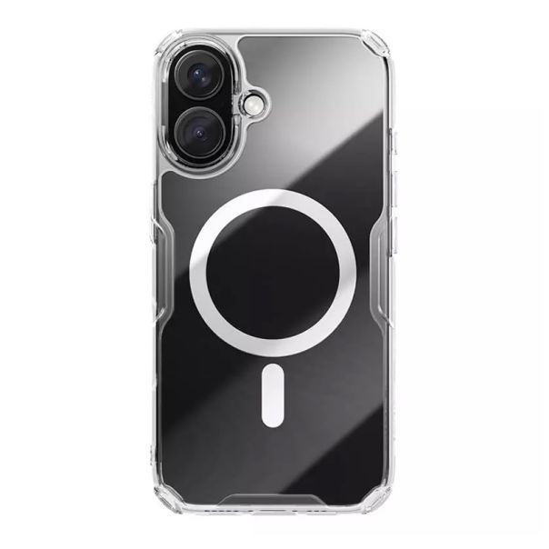 Maska Nillkin nature Pro magnetic za iPhone 16, bela - F117103