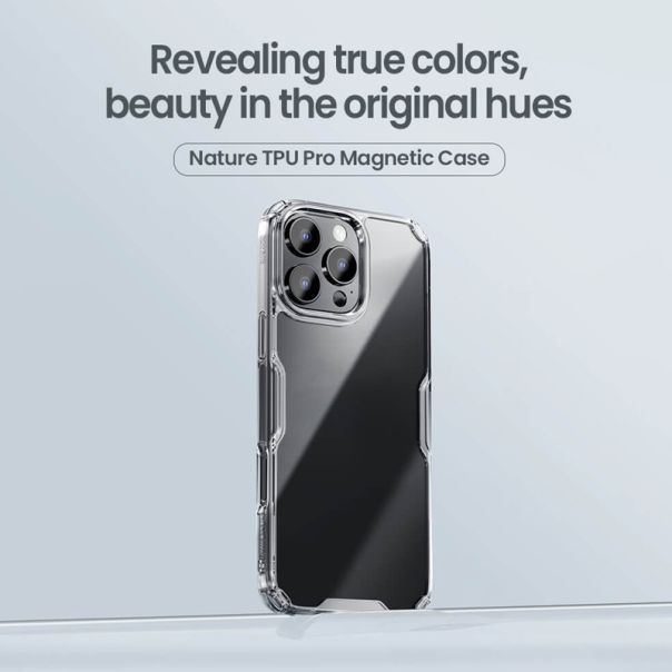 Maska Nillkin nature Pro za iPhone 16 Pro, bela - F117113