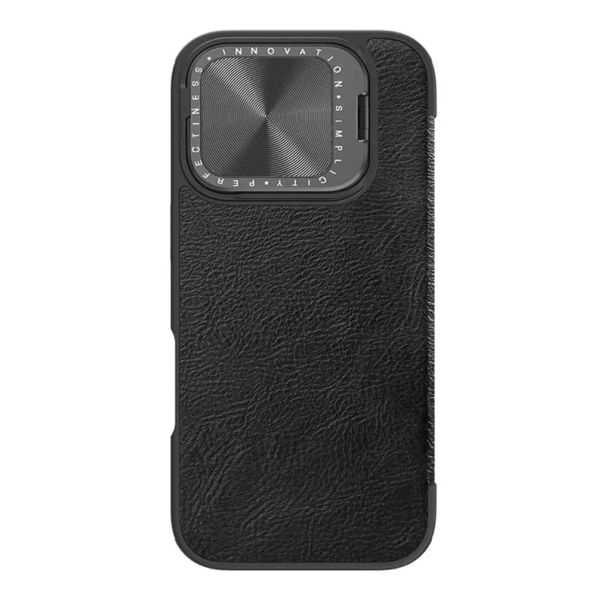 NILLKIN Maska QIN Pro za iPhone 16 Pro, crna - F117119