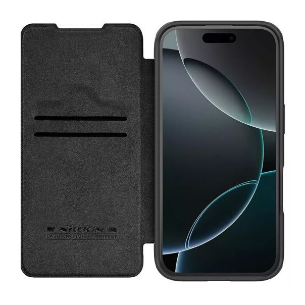 Maska za iPhone 16 Pro Max (69) NILLKIN QIN Pro crna - EP2912310