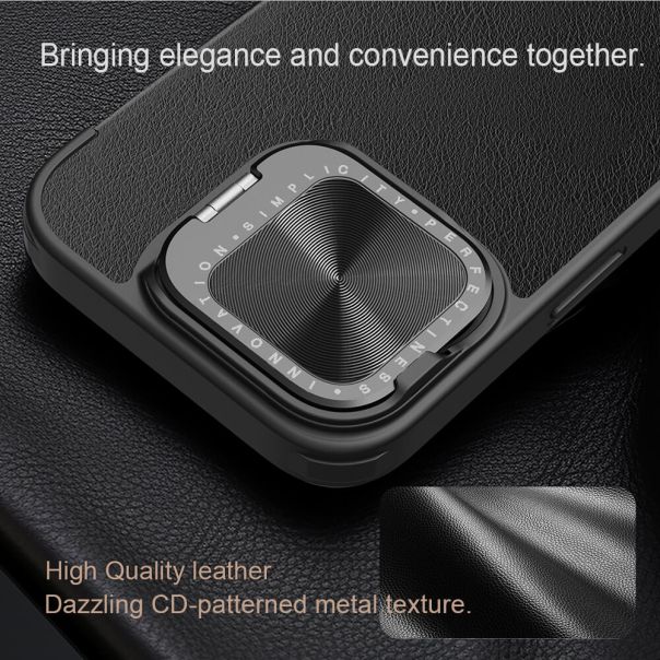 Maska za iPhone 16 Pro Max (69) NILLKIN QIN Pro crna - EP2912310