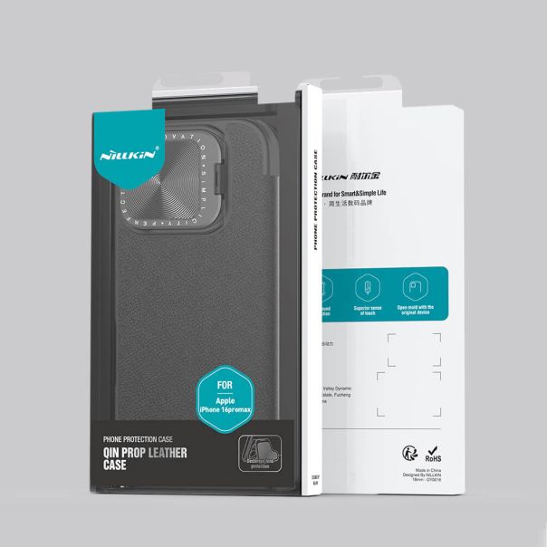 Maska za iPhone 16 Pro Max (69) NILLKIN QIN Pro crna - EP2912310