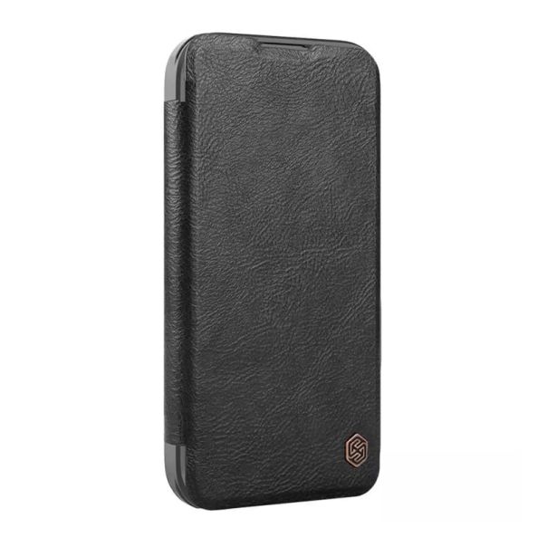 Futrola na preklop Nillkin qin Pro za iPhone 16 Pro Max, crna - F117120
