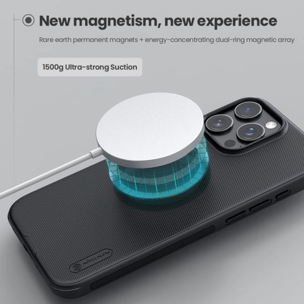 NILLKIN Futrola Super Frost PRO MAGNETIC za iPhone 16 Pro Max, plava - F117126