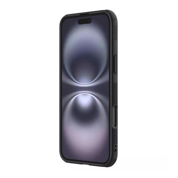 Maska Nillkin super frost Pro za iPhone 16, crna - F117128