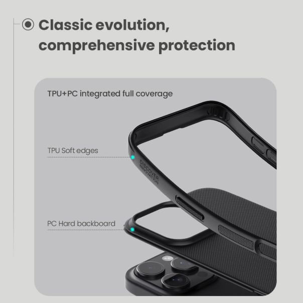 Maska za iPhone 16 Pro (63) NILLKIN Super Frost PRO plava - EP2914113