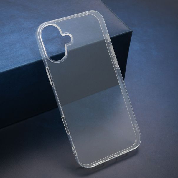 Silikonska maska Clear strong za iPhone 16 Plus, providna - F117136