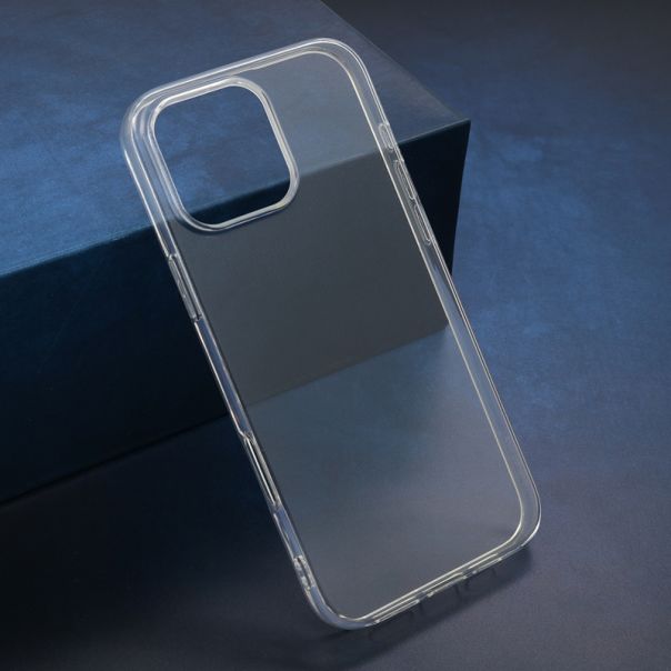 Silikonska maska Clear za iPhone 16 Pro Max, providna - F117141