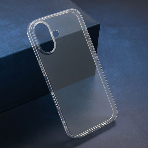 Silikonska maska Clear za iPhone 16, providna - F117143