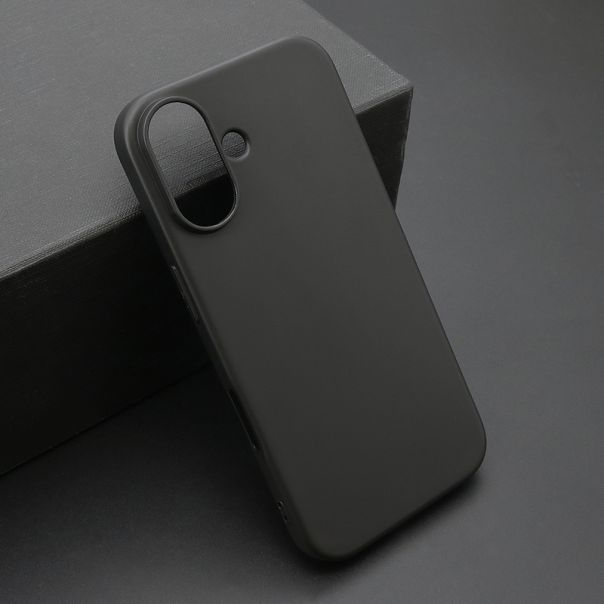 Maska Ultra tanki Color za iPhone 16, crna - F117175
