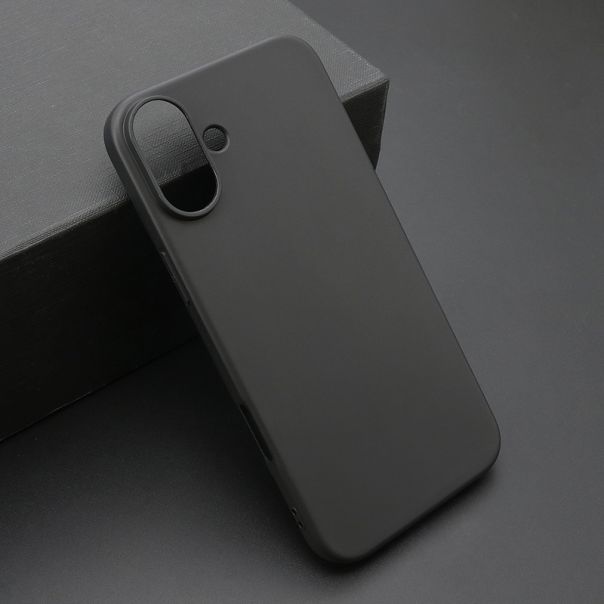 Maska Ultra tanki Color za iPhone 16 Plus, crna - F117176