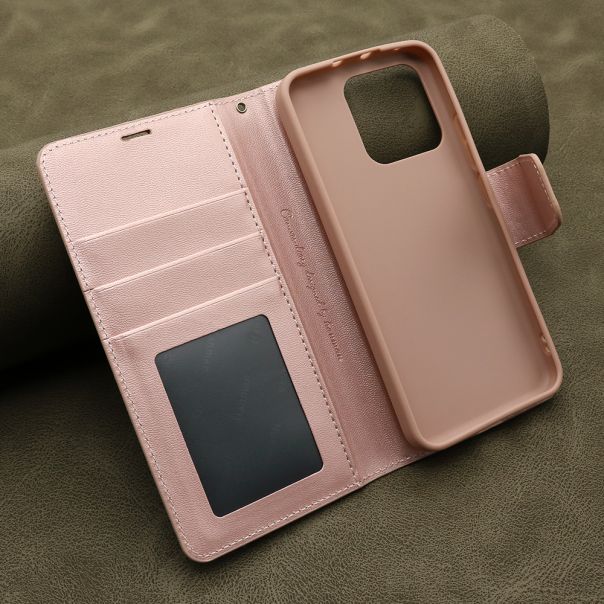 Futrola na preklop Bi Fold Honman II za Xiaomi Redmi 13 4G, svetlo roze - F117335