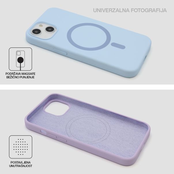 Maska PURE MagSafe za iPhone 15 Pro, crna - F117402