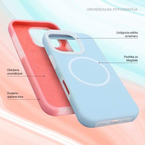 Futrola PASTEL COLOR MagSafe za iPhone 15 Pro, zelena - EP3278852